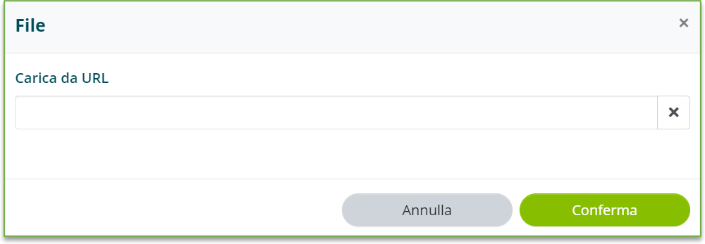 Collegamento di un file tramite URL