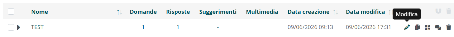 Accesso alla modifica dell'intent nella base di conoscenza