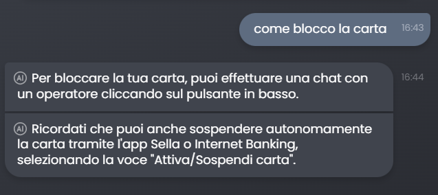Nascondi opzione Mostra documenti dopo la risposta - stato ON