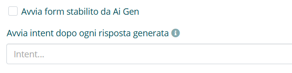 Opzioni avvio Form e Intent dopo la risposta